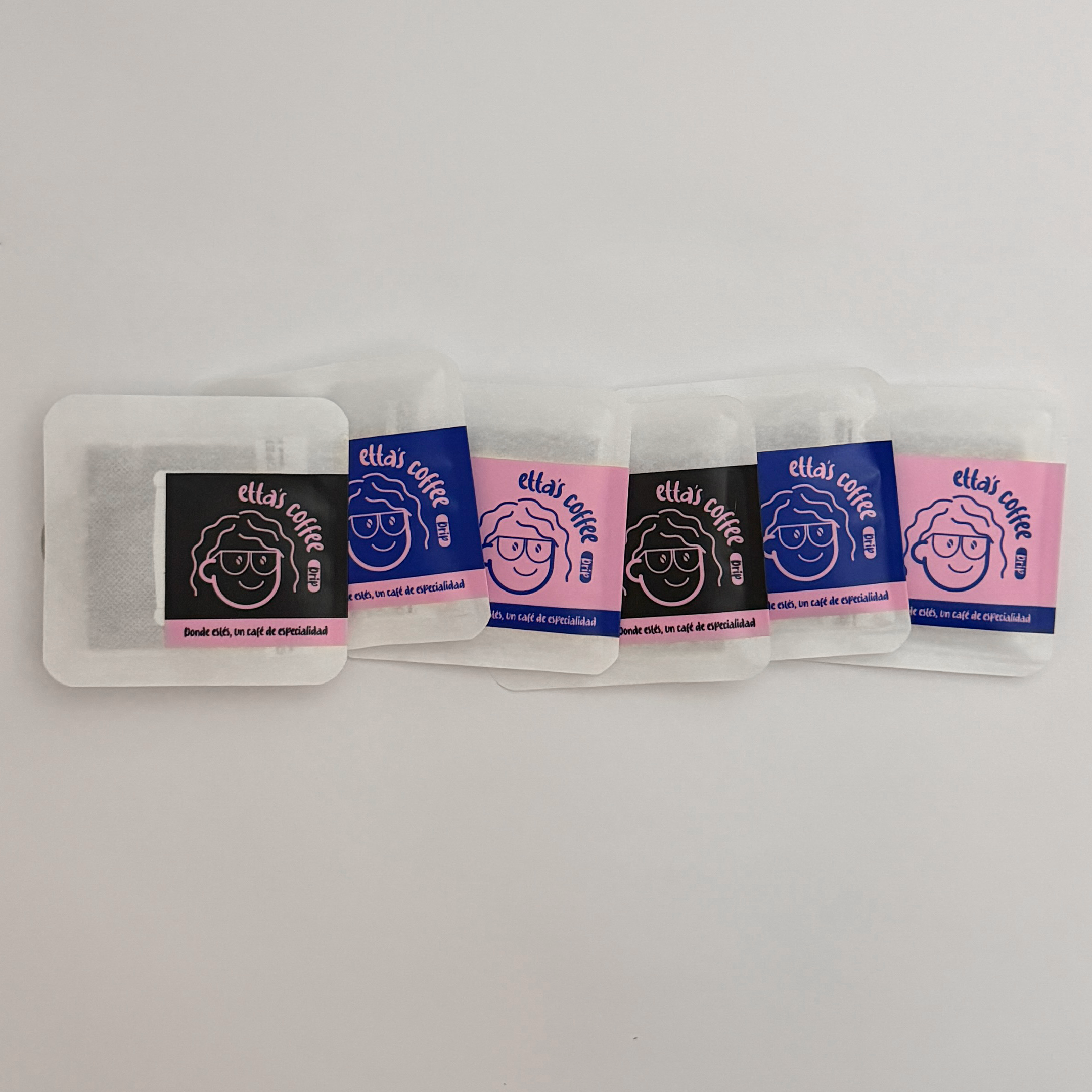 Pack Etta's Box - 6 x Drip Coffee Pink Blue 🎁 Ideal para regalar