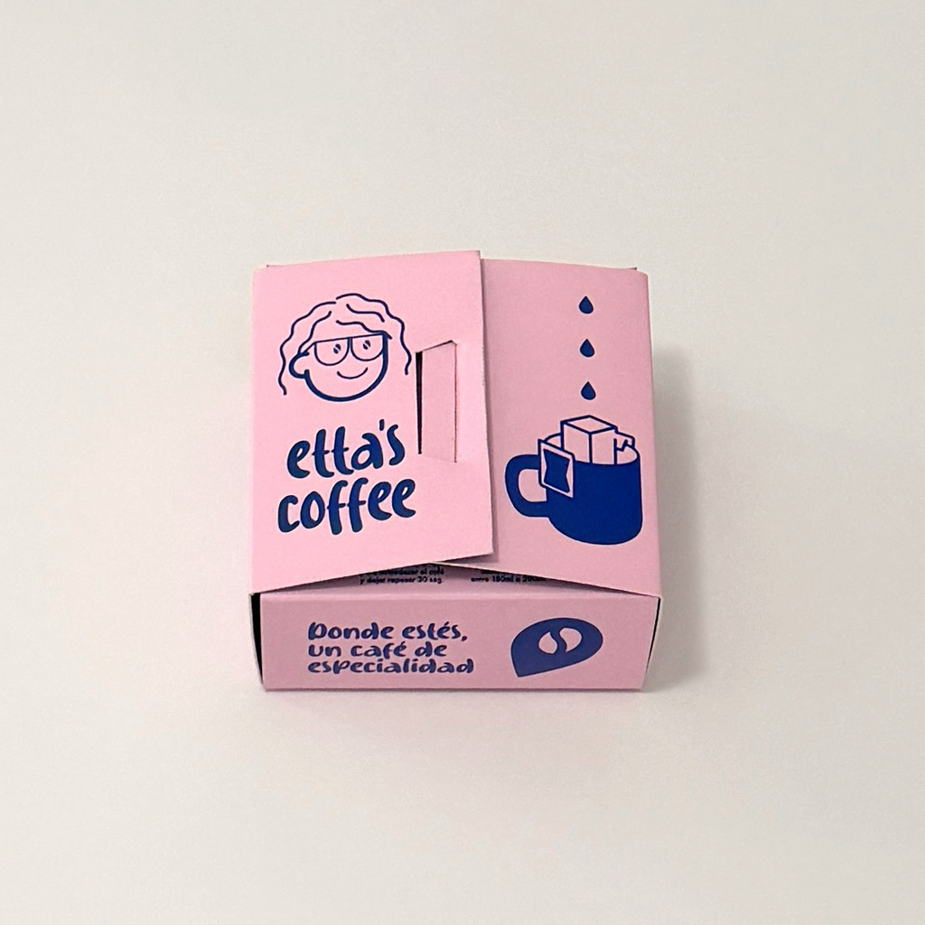 Pack Etta's Box - 6 x Drip Coffee Pink Blue 🎁 Ideal para regalar
